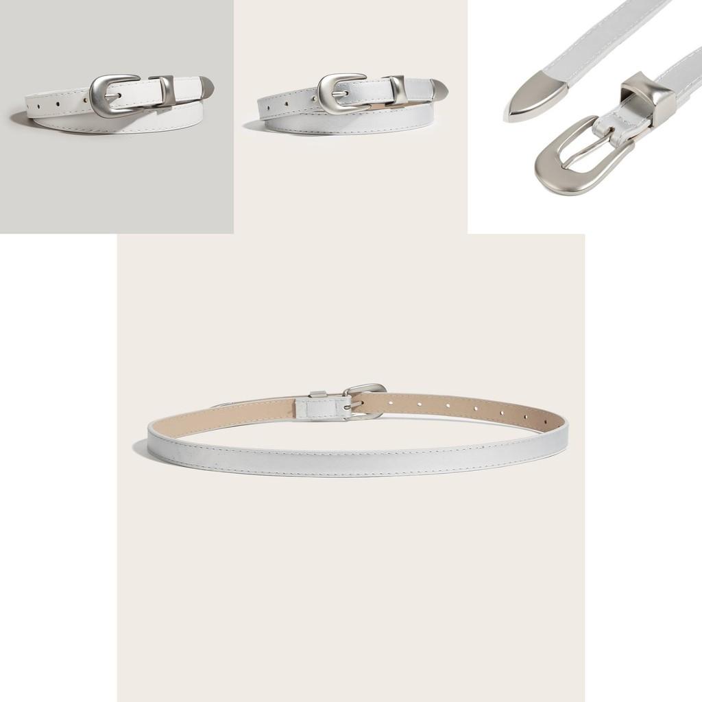 Vintage Small Waist Belt For Women With Alloy Buckle For Casual Denim Styling