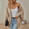 Women Batwing Sleeve Sweater Cardigan Casual Oversized Open Front Knit