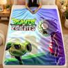 Flannel BlanketPlants Vs. Zombies Warm Soft Throw Blanket for Indoor Sofa Bed Living Room Use