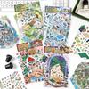 Cartoon Sea Landscape Sticker  Scene DIY Toy Game Sticker Festival Birthday Gift for Kid Child Girl
