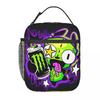 Gir Invader Zim Anime Insulated Lunch Bag for Kids School Cooler Thermal Food Box Tote Portable Lunch Boxes Container