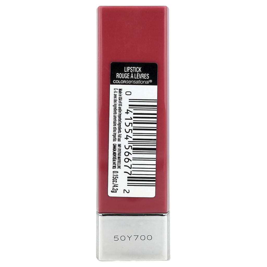 Color Sensational, Made for All Lipstick, Pink for Me 376, 0.15Oz(4.2G)