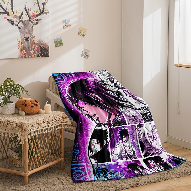 Animation Hokage Serie Flanelldecke 3D-Druck Sofadecke Verdickte Decke