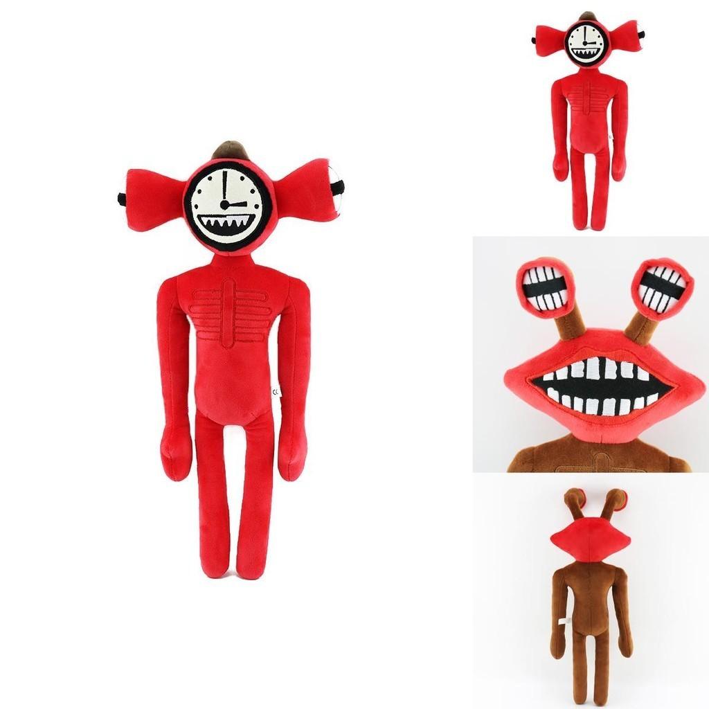 Siren Head Horror Plush Toy Featuring Adorable Big Mouth Clock Poop Monster Design For Kids
