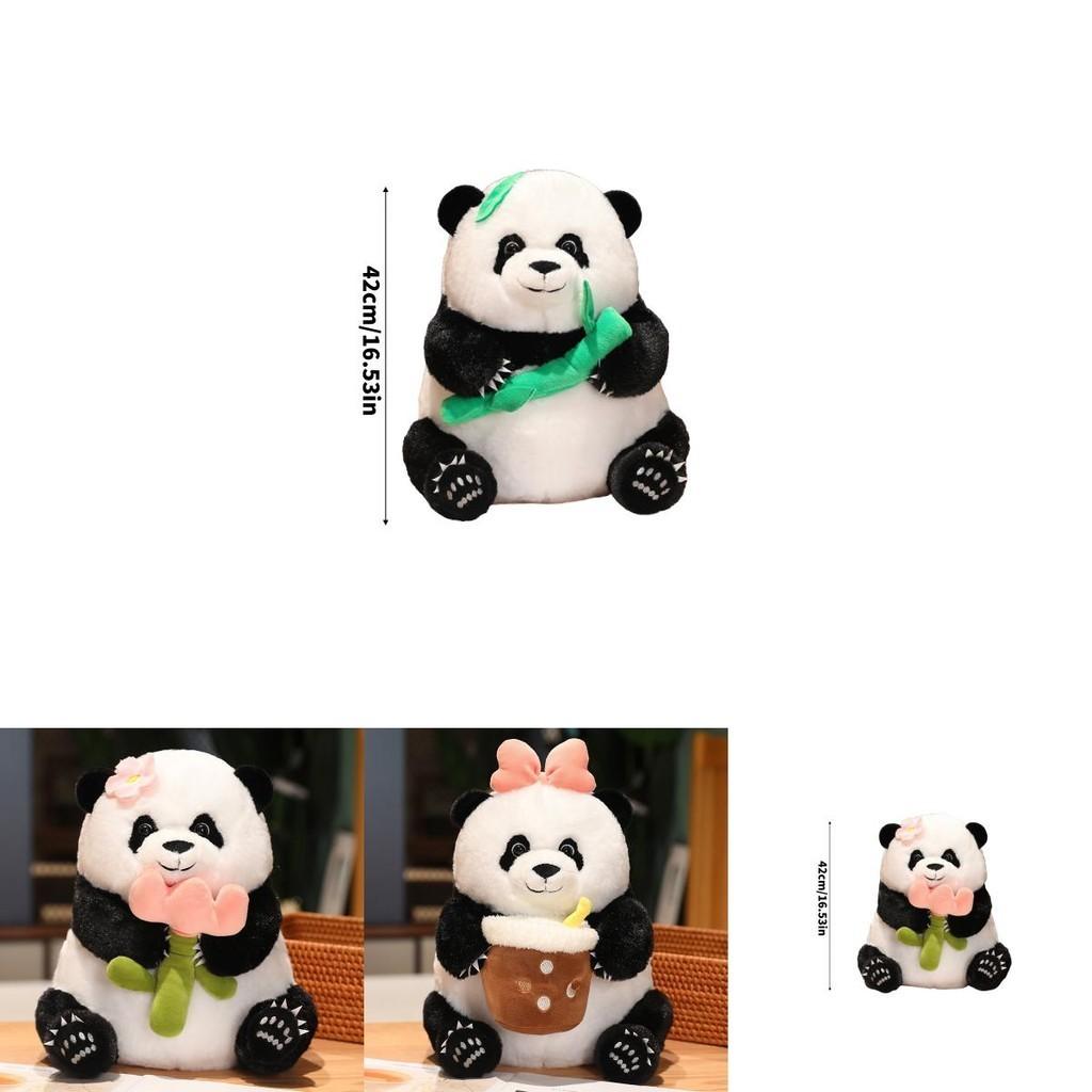 Adorable Panda Plush Toy Realistic And Soft Stuffed Animal For Kids And Adults Perfect Birthday Gift For Girlfriend