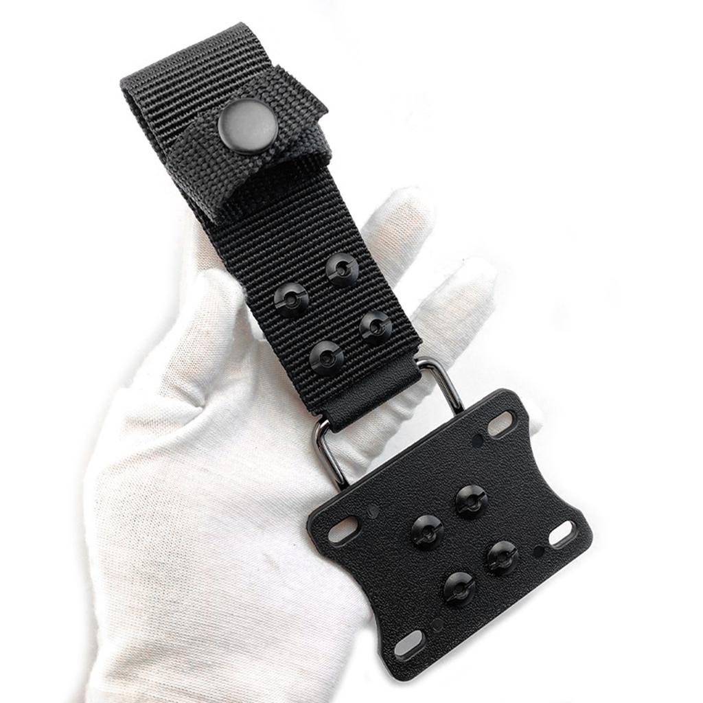 Leichte Scheide für Klinge Gürtelhalterung mit Nylon-Gurtband-Befestigung Komfortabel für langes Tragen