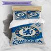 3pcs Football Team (35) Design Cover Set - HD Printed Bedding with 1 Cover and 2 Pillowcases - Perfect for Home and Dorm Decor