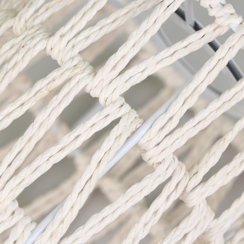 Handmade Paper Rope Woven Rattan Lampshade Boho Decorative Lampshade Table Lamp Decorative For Garden Yard Living Room