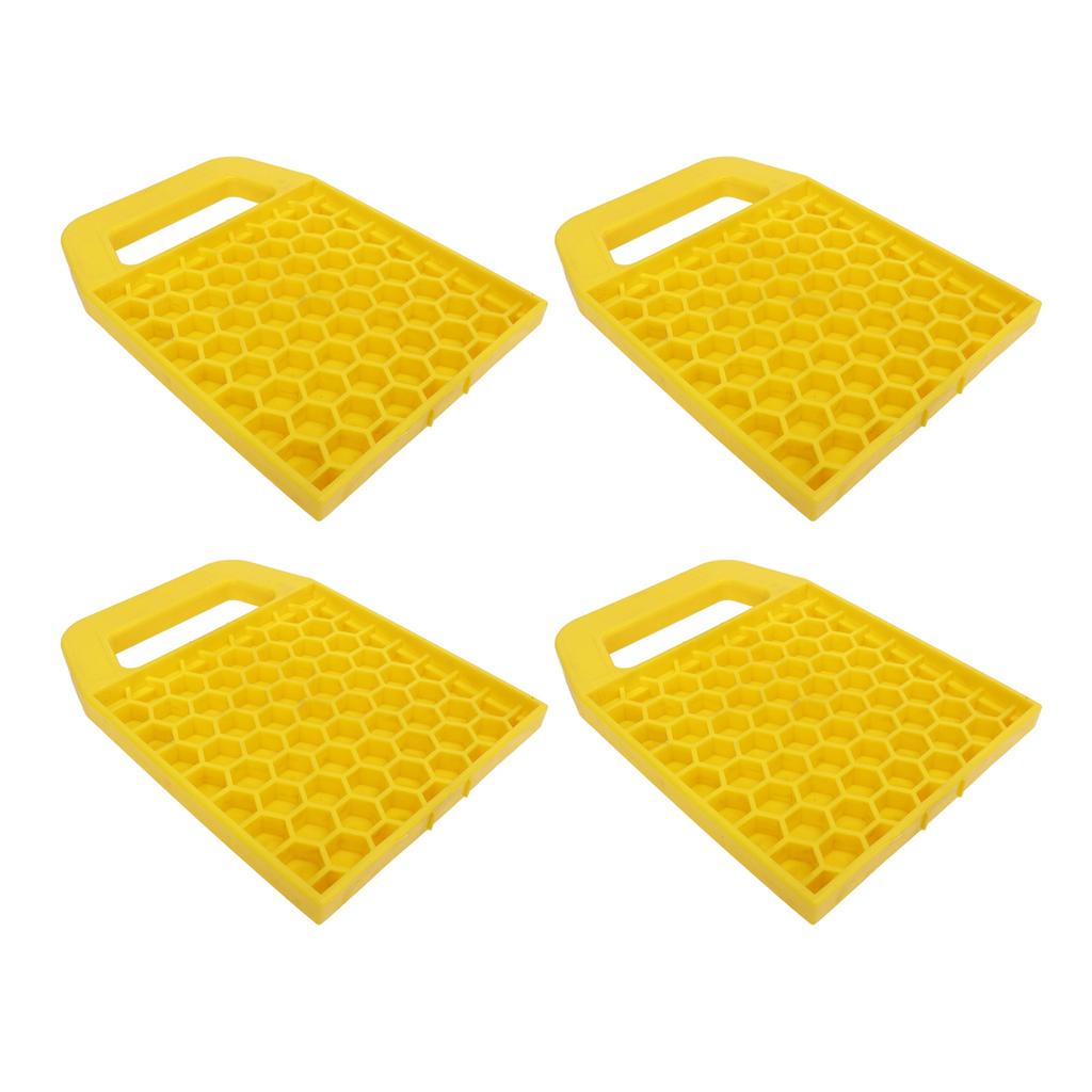 4PCS RV   Pad Prevent  s Sinking Anti Slip Wther Proof Leveling   Block for     Trailer
