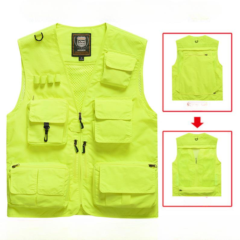 Colete masculino primavera e outono fino casual respirável colete jaqueta para homens jovens trabalho colete ombro jaqueta fina