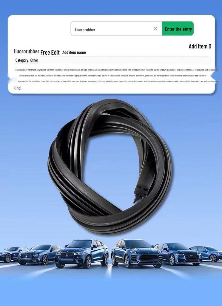 11-Layer Rubber Wiper Blade for Mazda Axela/Mazda3 CX-3 Frameless
