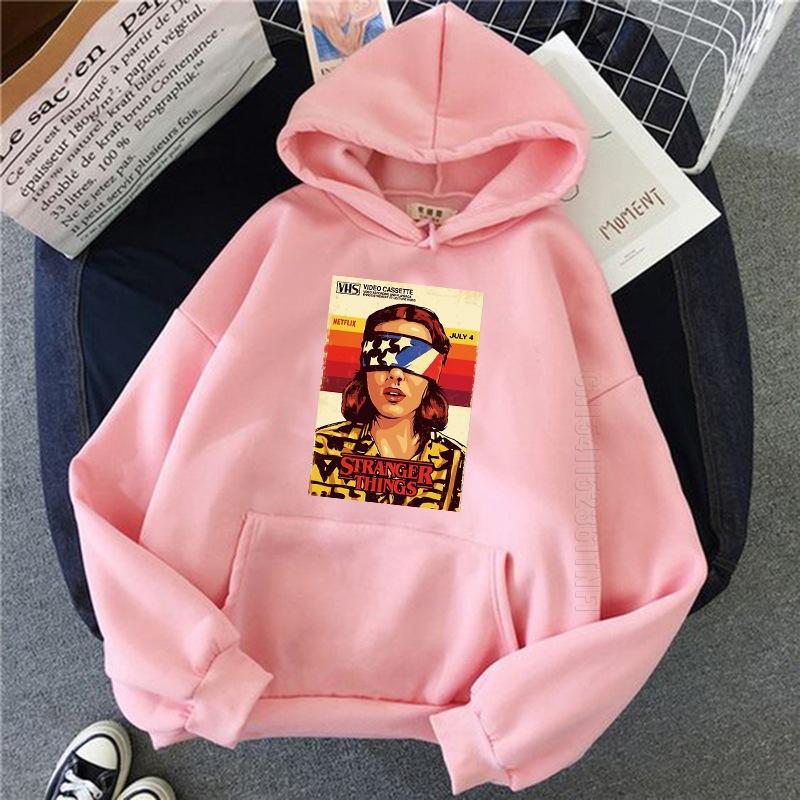 Stranger Things Printed Spring and Autumn Men's and Women's Long sleeved Hoodie 6624