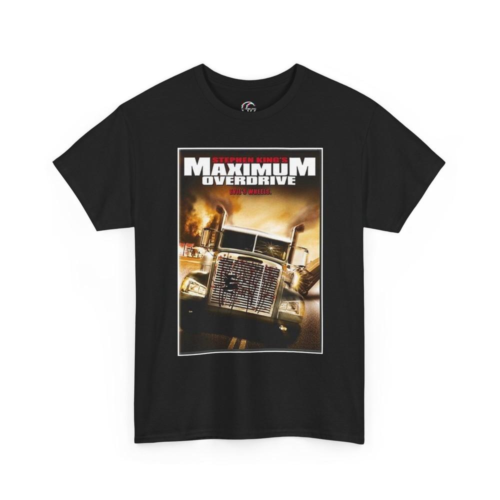 Maximum Overdrive Retro Movie Poster TShirt SciFi Horror Film Trucker Tee Unisex T-Shirt XXXL