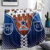 1 Stück Cowboys Football Print Flanelldecke, Hohe Qualität, Bequem für Alle Jahreszeiten, Heimdekoration, Wärme und Komfort, Perfekt für Geschenke