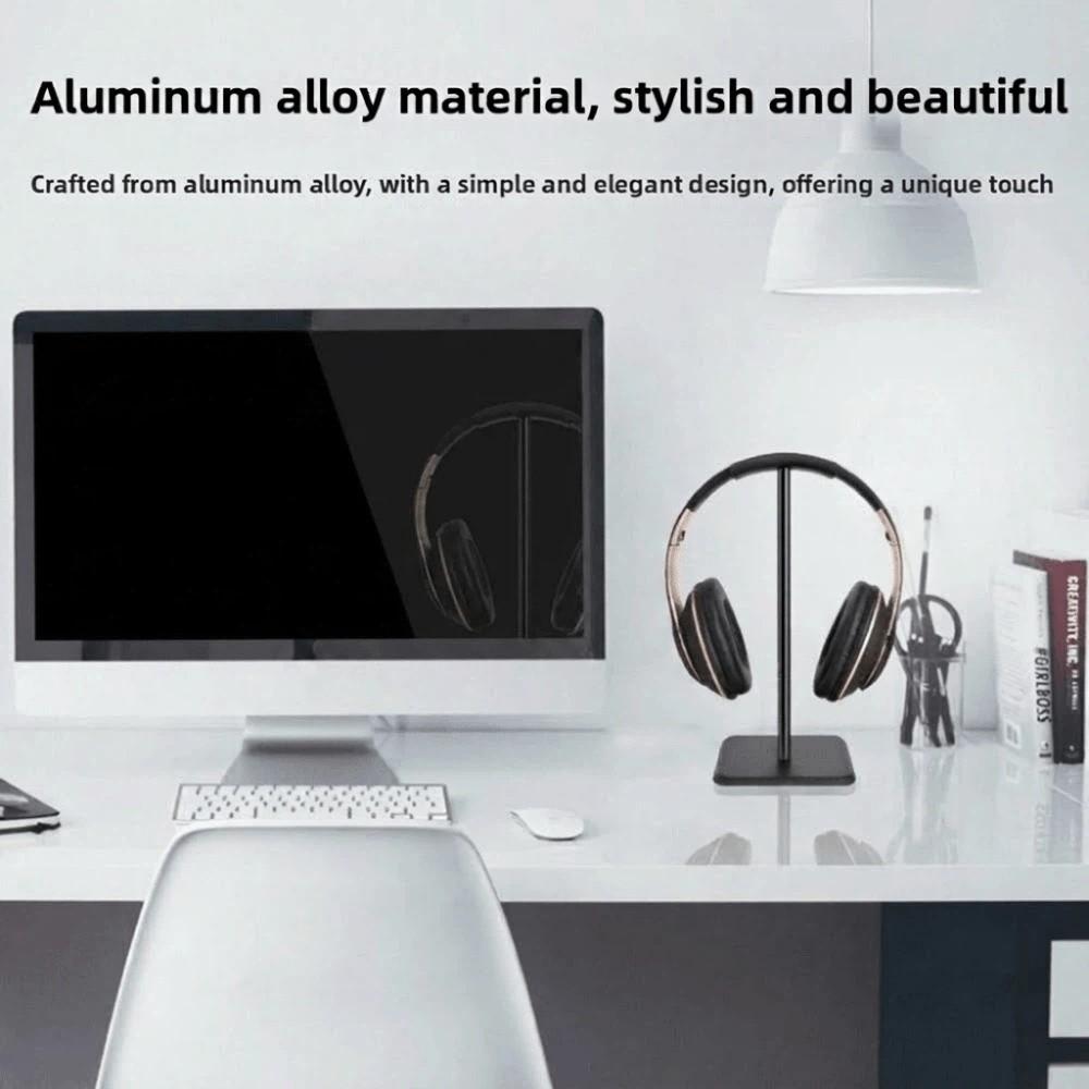 Minimalist Headset Holder Sturdy Earphones Hanger Organizer Headphone Stand Desktop