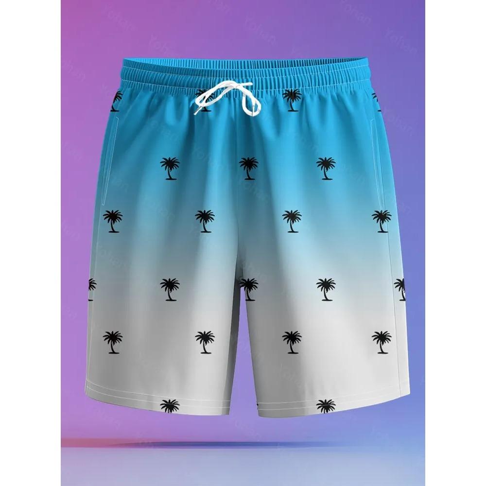 Men's Essential Casual Shorts Outdoor Wear Creative Fun Colorful 3D Printed Shorts Loose Casual Plus Breathable Cool Summer Versatile Shorts