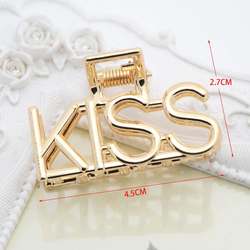 INS Minimalist Metal Claw Hairpin: Small & Medium Retro Hair Clip for European & American Styles, Korean Headwear