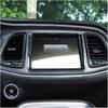 Carbon Fiber Inner Dashboard Navigation Cover Trim For Dodge Challenger 2015+