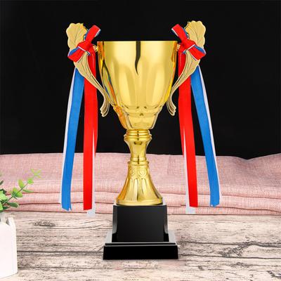 Metall Goldene Trophäe Basketball Fußball Trophäe Höhe 23cm Sportwettkampf Trophäe Gewinner Auszeichnung Trophäe für Gewinner Kinder Erwachsene