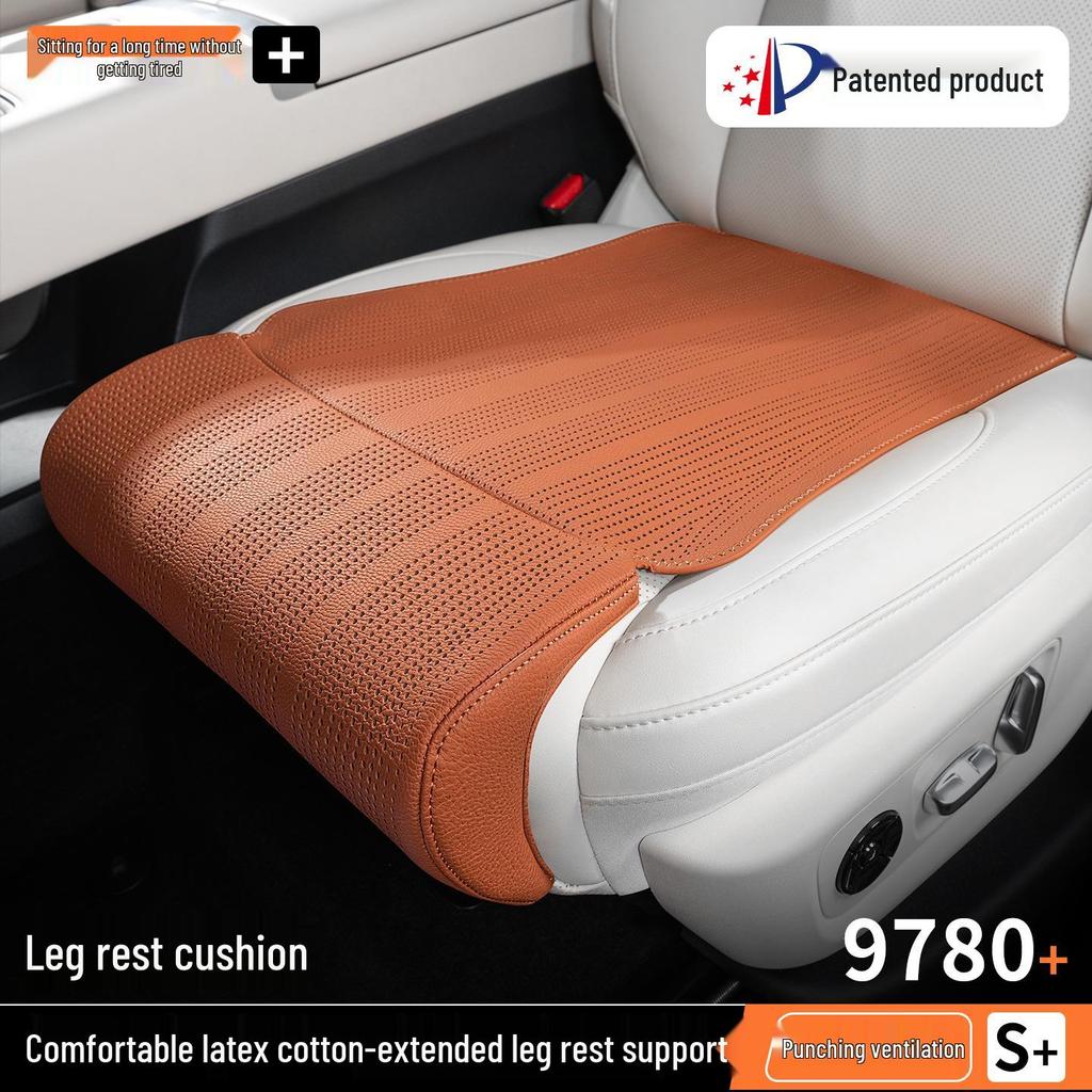 GM Perforated Cushion with Integrated Leg Rest for Car Interior Comfort