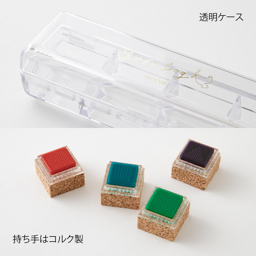 Midori Yurulog Stamp, Geometric Pattern, 35613006