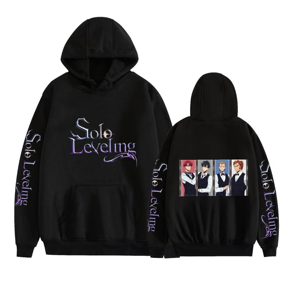 

New Arrivals Couple Fashion for Fans of Solo Leveling Printed Sweatshirt Outdoor Sport Cosplay Pullovers Hoodie XS