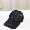 Solar-Powered Cooling Cap with Integrated Fan for Outdoor Adventures