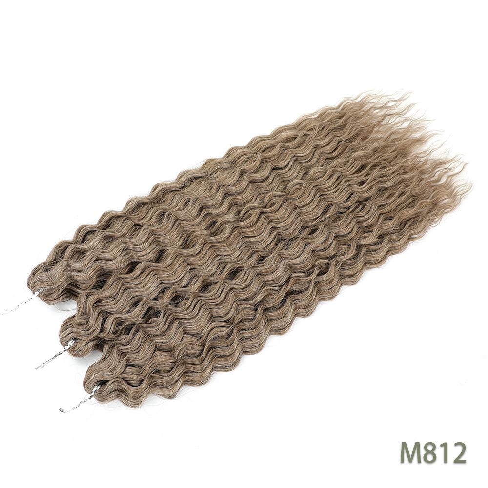 Per Crochet a Twist Sintetico Resistente al Calore Macchina Trama Doppia 22 Pollici 300g 3Pz/Lotto#1B #4 BUG2 Estensioni Trama Onda d'Acqua
