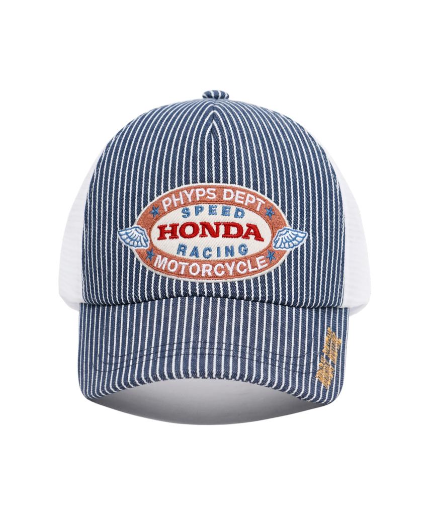 PHYPS MOTORCYCLE Honda Stripe Mesh Cap_Blue