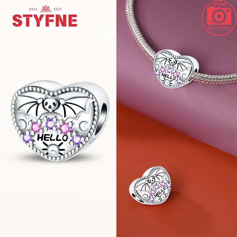 

Copper Metal Halloween Skull Ghost Charm Bead Components Colored Bead Components Compatible With Authentic Original Do It Yourself Bracelets Pendant