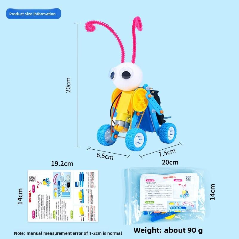 Self Electric Made Machinery Insect Assembly Material Set Children Toys Puzzle