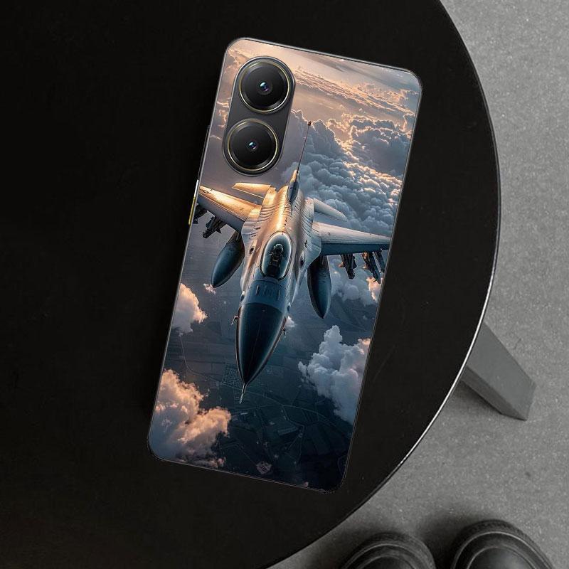 Aircraft Airplane Cool Phone Case Cover for Xiaomi Poco X6 X5 X7 Pro F7 Ultra Redmi 15C 15 13C 13 12C 12 10C 10 10A 9C 9A 9T 9 C