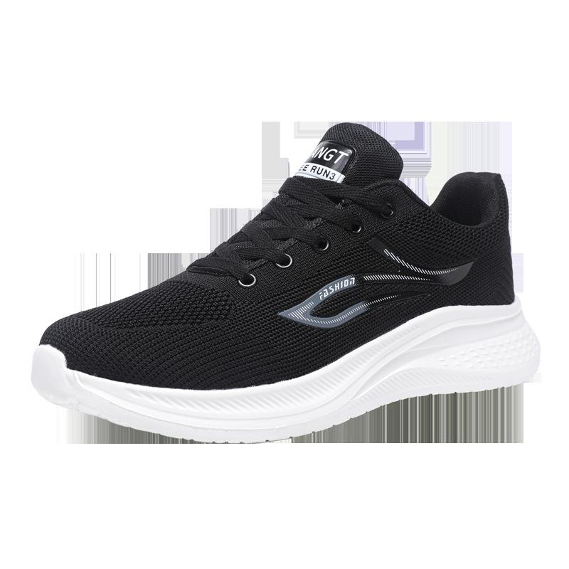 Men's Shoes Spring and Summer New Mesh Breathable Running Shoes Lightweight Soft-soled Sports Shoes Simple Fashion Casual Shoes