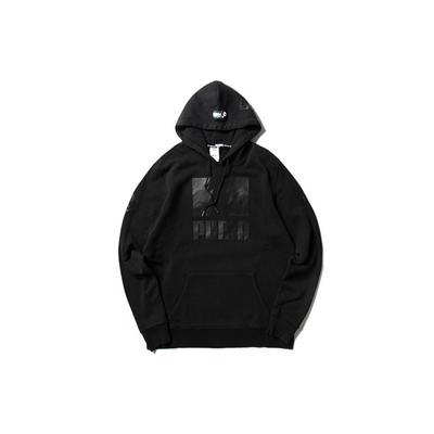X The Hundreds Kleiner Logo-Print Hoodie Herren Tops Schwarz 596749-01