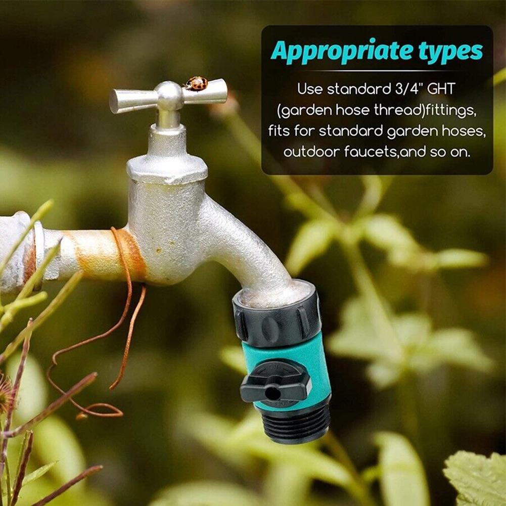 

4pcs Plastic Garden Hose Connector PVC And ABS Plastic Water Turn Off Valve Shutoff 3/4 Inch Garden Hose Connectors China Mainland
