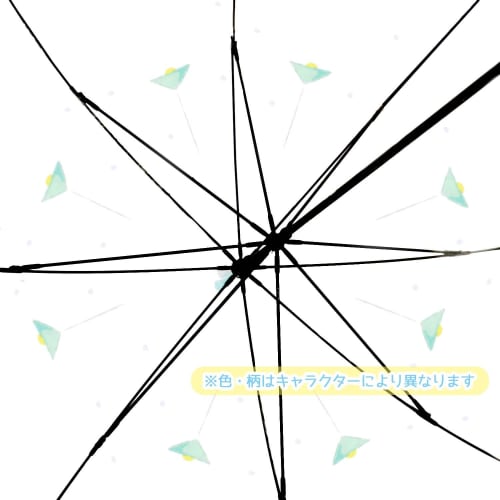 Skater Vinyl Umbrella Long Umbrella 60cm Bear School UBV1N-A