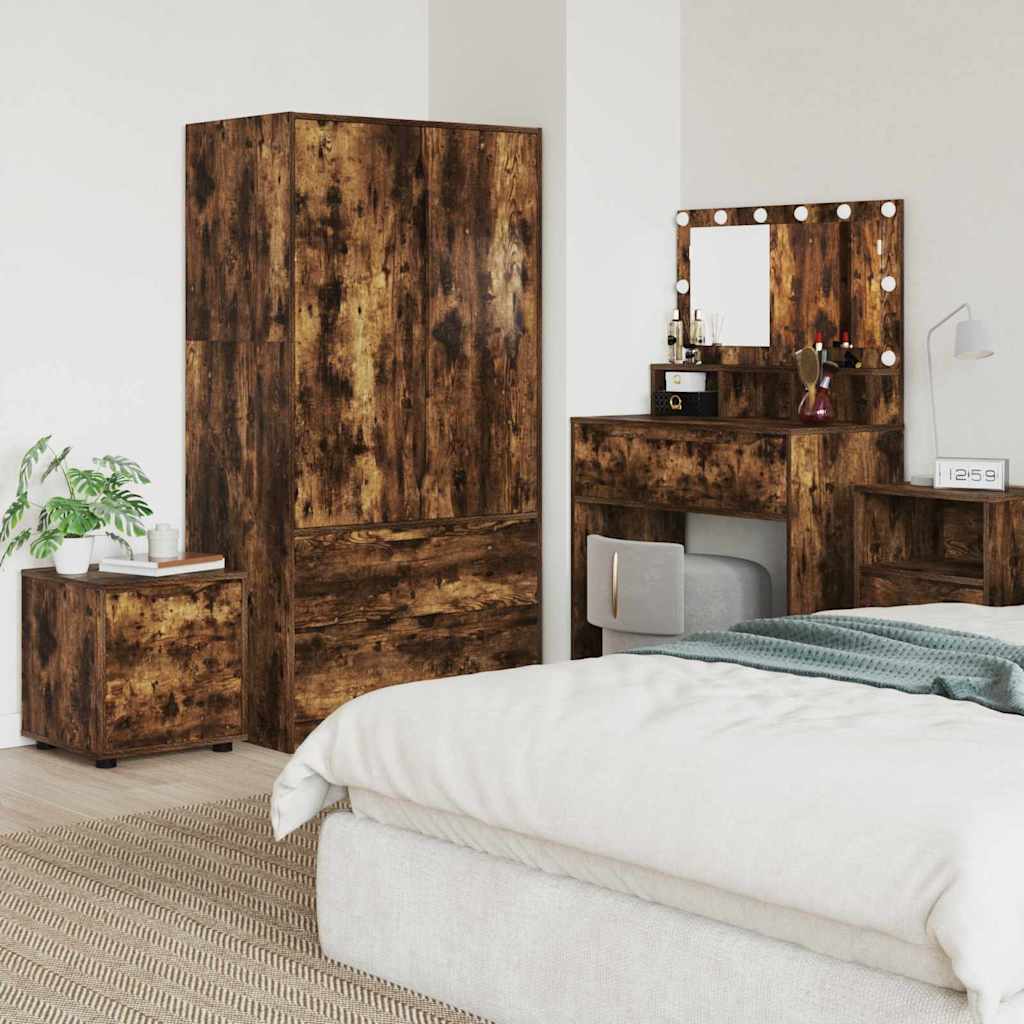 Bathroom Cabinet Smoked Oak 40.5 X 40 X 44 Cm