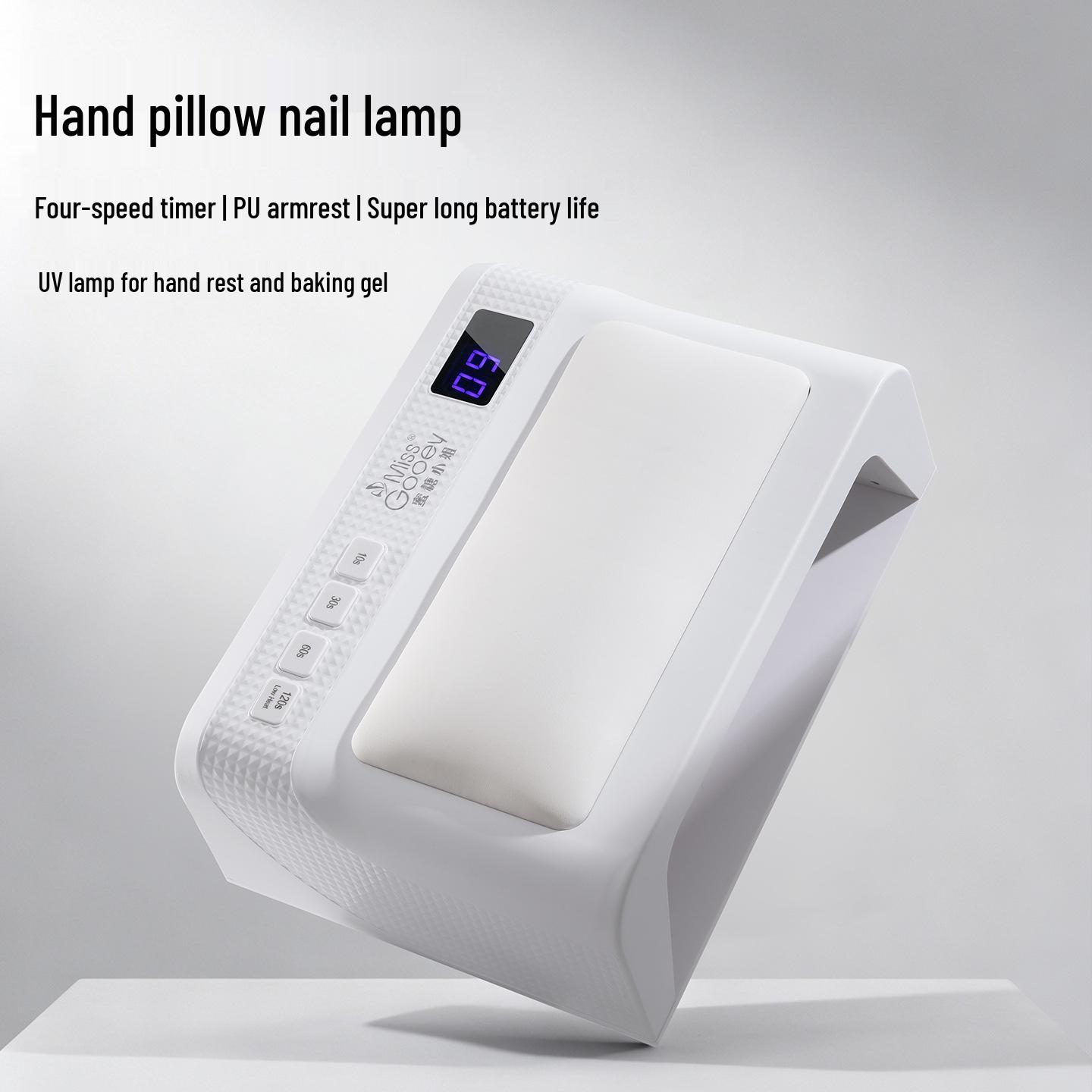 

High-Power Nail Art Light Machine: Fast Drying, No Blackening, Ideal for Salon Use with Nail Stickers and Gel.