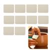 10Pcs Pottery Clay Trimming Tools Clay Smoothing Pot Rim Soft Cloth Pottery Ceramics Clay Molding Tool