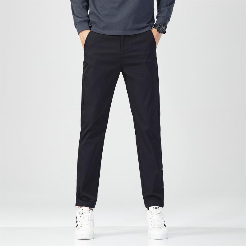 Pants Men's Autumn and Winter New Men's Anti-Wrinkle Business Casual Pants Fashion Versatile Loose Straight High Men's Pants