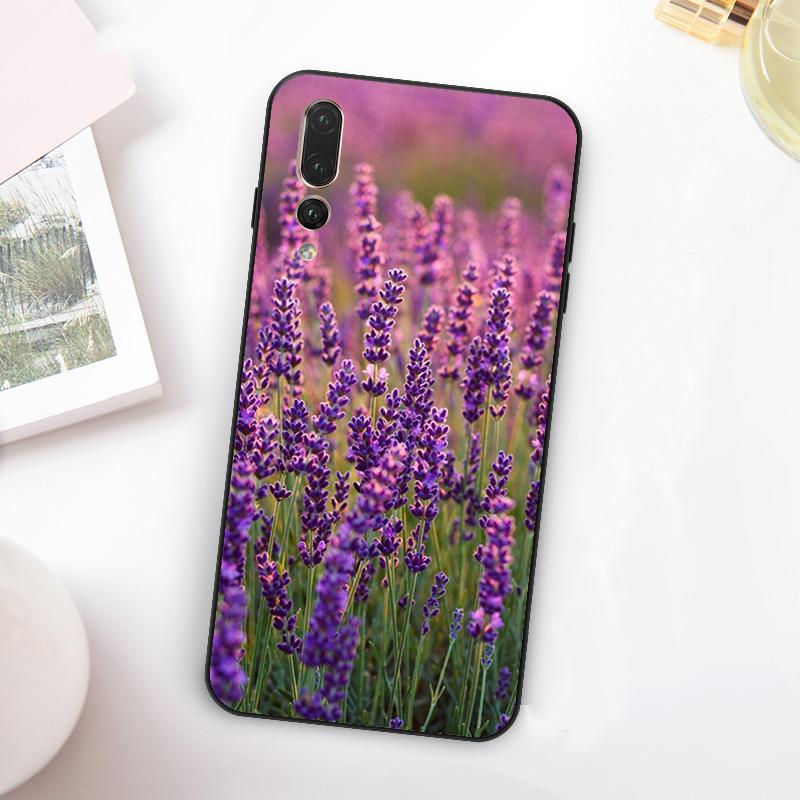 

Цветы лавандового фиолетового цвета Для Huawei Nova 11 10 9 SE Y70 Y60 Y90 Y61 Y91 Y73 Y72 12i 11i 8i P30 P40 Lite P60 Pro Чехол Huawei P20 Lite