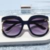 Personalized Color-Blocking Women's Fashion Sunglasses with UV Protection