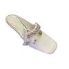 Fashion 2025 Fashion Ladies Shoes Closed Toe Women's Slippers New Butterfly-knot Summer Crystal Outdoor Daily Best Seller Flat Slippers