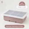 6/15 Grid Big Ice Tray Mold Giant Jumbo Large Food Grade Silicone Ice Cube Square Tray Mold Diy Ice Maker Ice Cube Tray With Lid