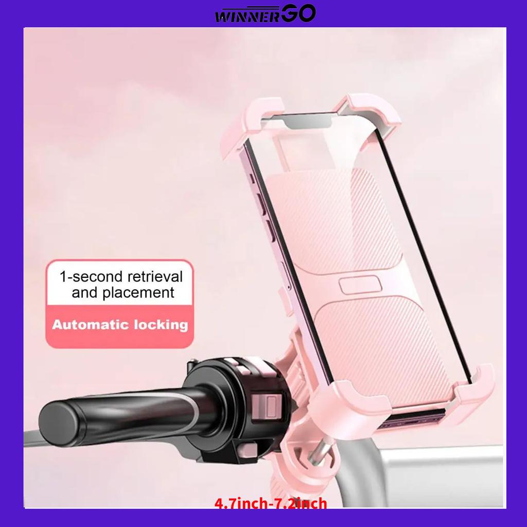 360° Rotatable Electric Bicycle Phone Holder for Huawei Xiaomi Riding MTB Bike Moto Motorcycle Stand Bracket Non-slip Cycling
