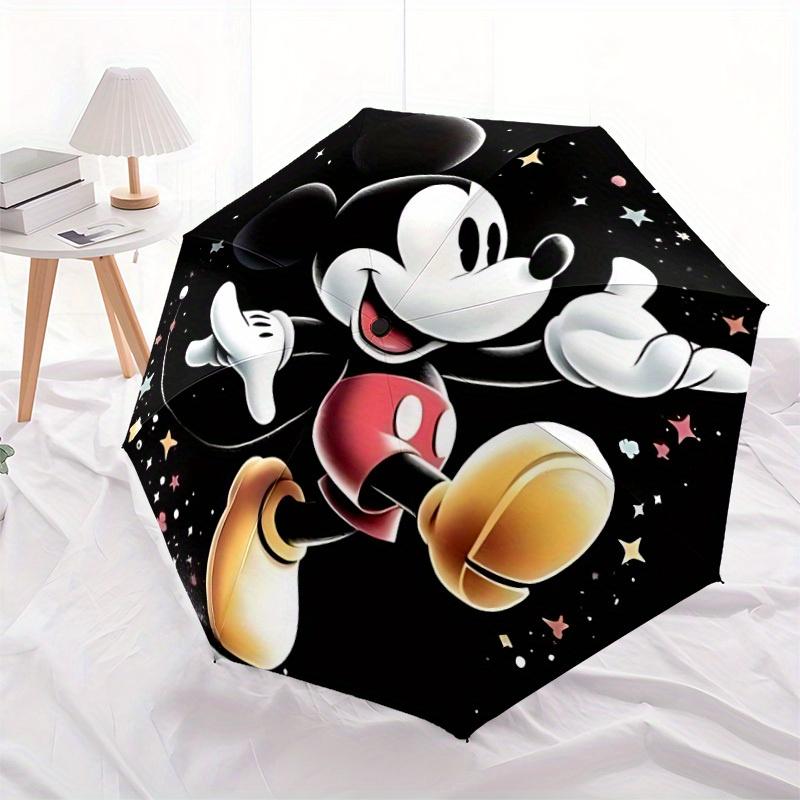 1pc Mickey Mouse Automatic Open/close, All-Season Portable Folding Umbrella, Perfect Gift for Friends , Sturdy Ribs y250808032