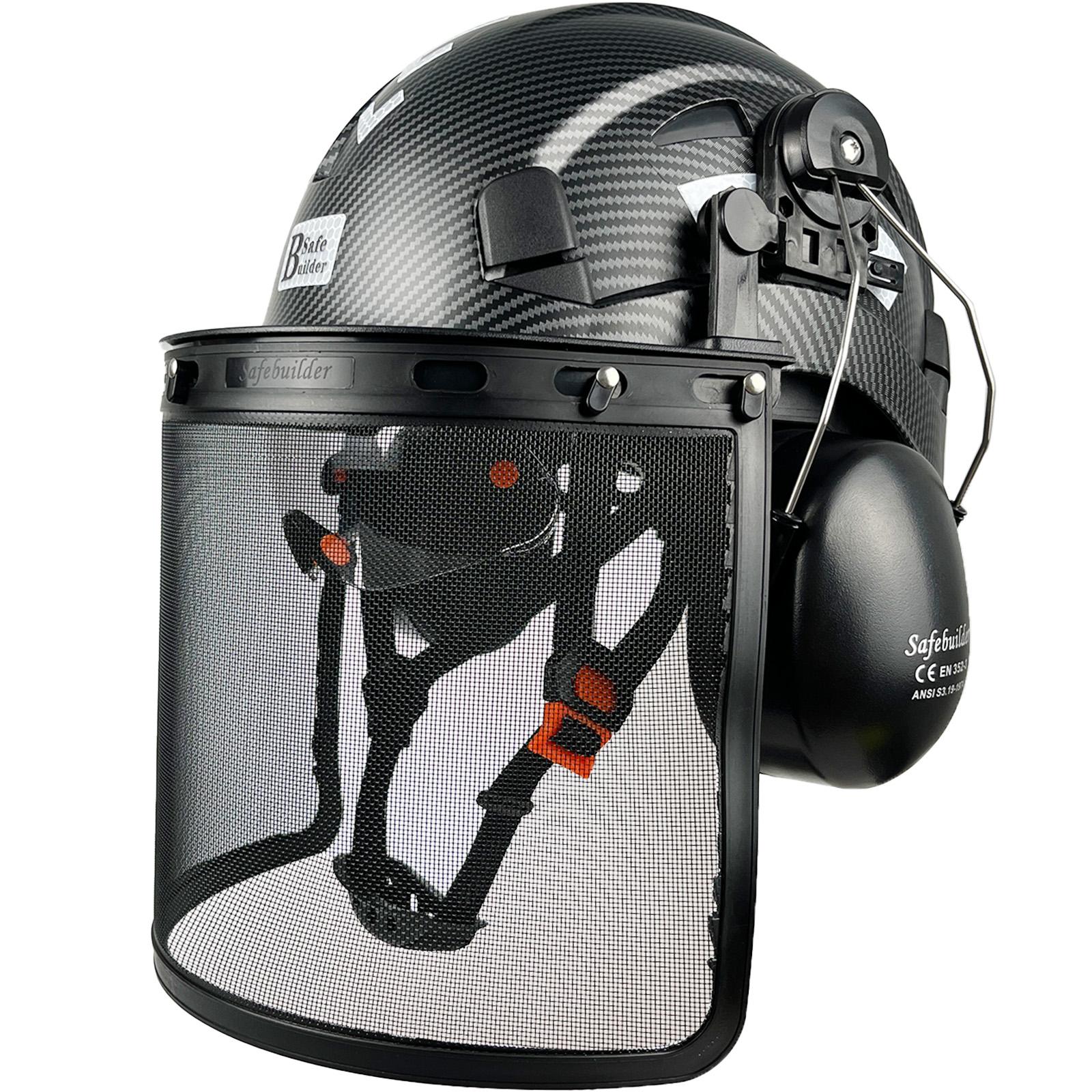 Industrial Forestry Safety Helmet With Visor