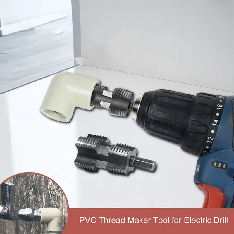 Water Pipe Threader Ergonomic Inner Pipe Threader 1/2 Inch Thread Maker Reusable Manual Threading Tool 3/4 Inch Plumbing Tool