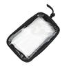 1PCS Travel Organizer Bath Toiletry Wash Storage Bag Case Black Zipper Clear Makeup Bags Pouch Women's Cosmetic Bag