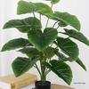 Artificial Bionic Green Plants: Floor-Standing Turtle Back Leaves Ornament for Living Room and Bedroom Decor